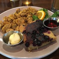 Vegan oven bake breakfast  at Bouldin Creek Cafe in Austin