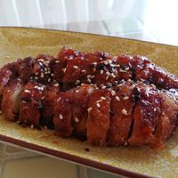 'red yeast steak' 紅麴燒若 at Shū Shānghào - 蔬商號 in Hualien
