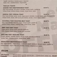 Vegan options at Let's Make Coffee in Istanbul