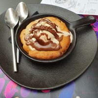 Cookie with Ice Cream at Guakame Street Food in Valencia