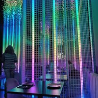 Funky lights at Guakame Street Food in Valencia