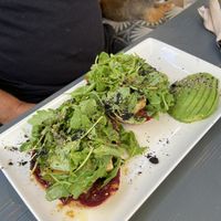 Tasty avocado & tofu sandwich 🌱  at Surla in Tarifa