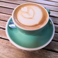 Oatley Flat white at Nordico Coffee Shop in Braga