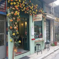 Entrace at Nudie Foodie in Athens