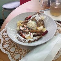 Veggie French toast at Nudie Foodie in Athens