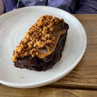 Biscoff brownie at Scoff's Coffee House in Coleford