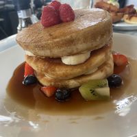 Vegan Pancake Stack  at Locals Coffee in Amsterdam