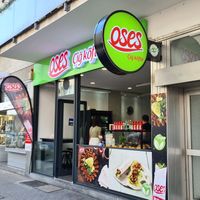 From the street at Oses Cig Köfte in Mannheim