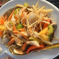Vegetables from the wok with rice on the side  at Royal Thai in Horn-bad Meinberg