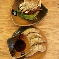 bao and gyozas  at Momotoko - Jumbo in Vantaa
