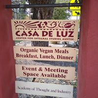 Sign at Casa de Luz in Austin