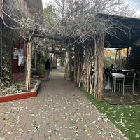 Entrance (from the inside)  at Casa de Luz in Austin