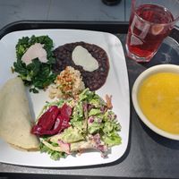 Today's meal! Organic vegan at Casa de Luz in Austin