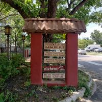 Signs at Casa de Luz in Austin