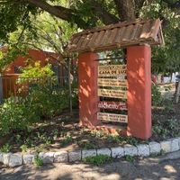 Entrance to the center. at Casa de Luz in Austin