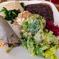 Sunday taco lunch... #Veganuary at Casa de Luz in Austin