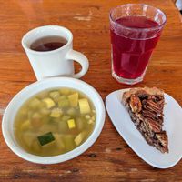 Walnut pie... #Veganuary at Casa de Luz in Austin