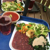 Lunch meal at Casa de Luz in Austin