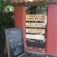 Entrance  at Casa de Luz in Austin