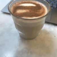Chai latte (with oat milk)  at Leafwild Café in West London