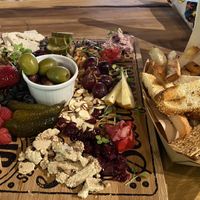 The vegan cheeseboard   at Eola General in Orlando