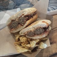 vegan meatball sub!  at Eola General in Orlando