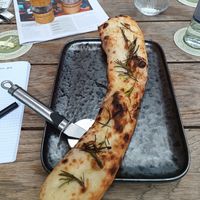 Pizzabrot mit Rosmarin at Das Eggenberg in Graz