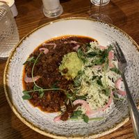 Vegan chilli  #Veganuary at Dog & Partridge in Bury St Edmunds
