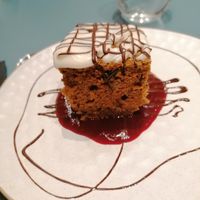 Pastel zanahoria at Porta Ferro in Manresa