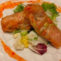 Rollitos de arroz at Porta Ferro in Manresa