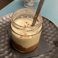 Dessert with chocolate  at Porta Ferro in Manresa