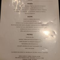 El menú de Nadal ✨ at Porta Ferro in Manresa