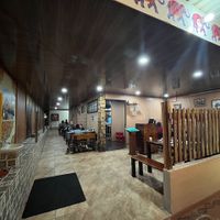 Restaurant interior at Sunny's Indian Restaurant in La Fortuna