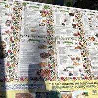 Menu   at Daneku Ecológico in Benalmadena