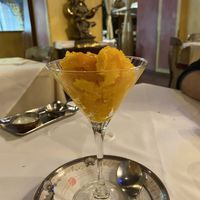 Mango sorbetto  at Gandhi in Turin