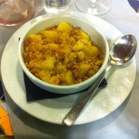 Apple / Cinnamon Dessert (vegan) at Eno in Turin