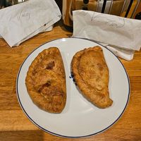 Vegan pasties. at Ice & Bites in Perranporth