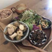 Vegan plate of the day   at Vege To Coffee in Tokyo