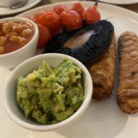 Vegan English breakfast at The Acorn Inn in Lichfield