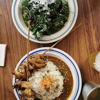 Japanese curry and butter beans stew at Venn Canteen in Porto