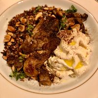 Savoury granola with mushrooms  at Venn Canteen in Porto