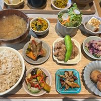 Vegan mamezara plate  at Koharubiyori Tokyo - 小春日和 in Tokyo