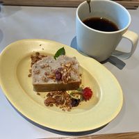 Vegan ginger bread and black coffee  at Koharubiyori Tokyo - 小春日和 in Tokyo
