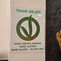 Vegan Ok - sign on wall at La Xixonenca in L Estartit