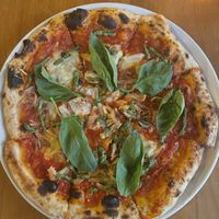 Sacred Pi with added jackfruit  at Pizza Cult in Ubud