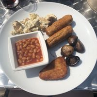The vegan breakfast   at The Terrace in Hunstanton