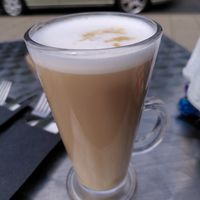 Latte with oat milk (September 2022) at The Terrace in Hunstanton