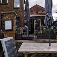 Outside the café (September 2022) at The Terrace in Hunstanton