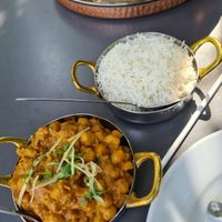 Chana masala at Mandala in Warsaw