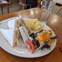 'Chicken' Sandwich at Pumpernickel Coffee Shop in Dumfries